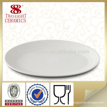 restaurant oval dinner plate / charger plate / fish plate